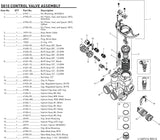 Fleck 61956-01 "5810" Softener Valve Rebuild Kit (Piston and seals stack)