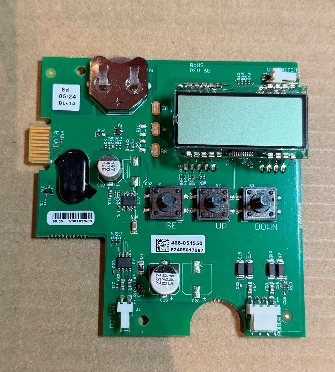 Clack Micro Switch Clack WS1 TC circuit board V3818TC, V3818-01, V3108TC – Canadian Water ...