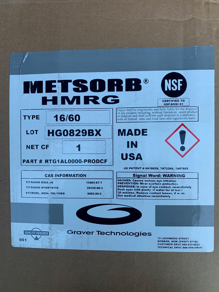 Gravers Metsorb MetSorb 1.0cu.ft – Canadian Water Treatment Systems