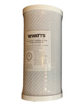 Watts (WCBFF975) 10"X4.5" Big Blue Coconut Carbon Block 5 Micron Filter