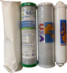 Premium set of replacement filters for standard 10" RO housings for 5 stage unit