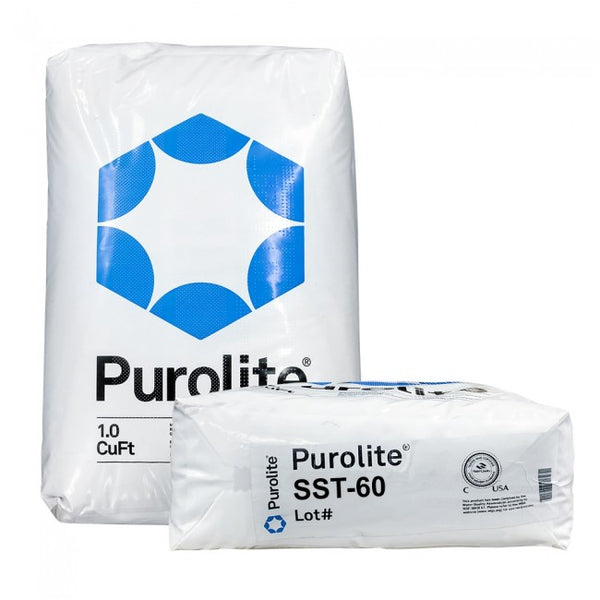 PUROLITE SHALLOW SHELL™ SSTC60 (SST6000E) RESIN FOR WATER SOFTENERS 1.0 or 0.5cu.ft